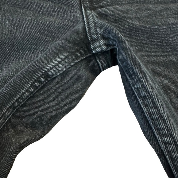 Abercrombie & Fitch Curve Love The Mom High Rise Black Jeans Size 24/00 Short - Picture 6 of 7